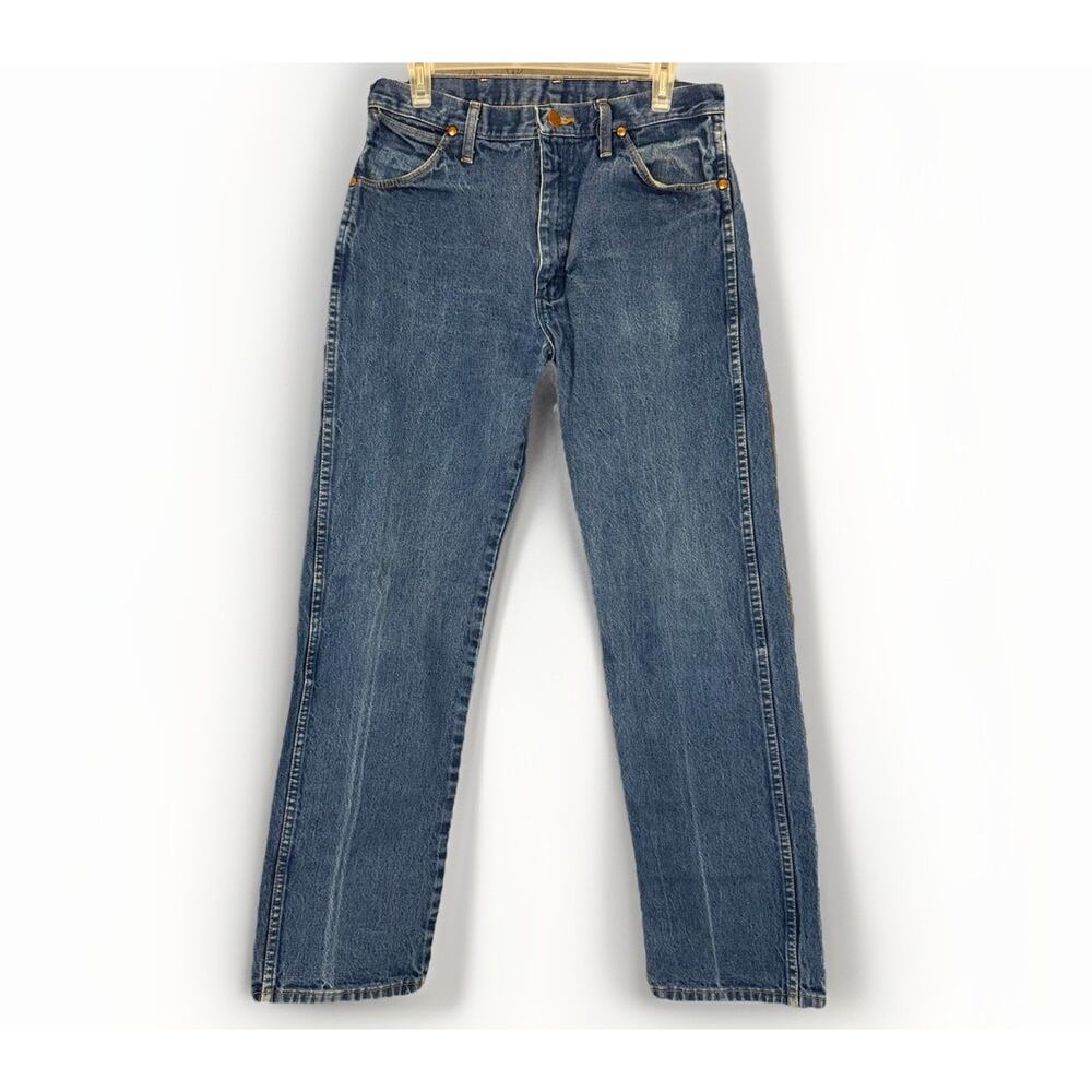 Vintage Wrangler Jeans Mens W32 L32 Blue Cowboy Cut Original Fit Denim 13MWZ